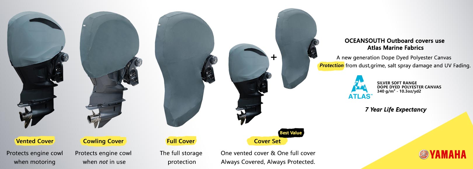 Cover Set (Full and Vented) for Yamaha Banner