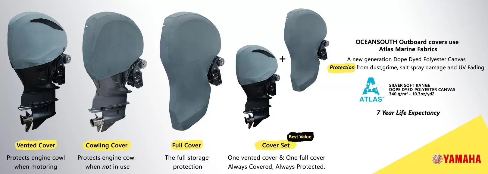 Cover Set (Full and Vented) for Yamaha Banner